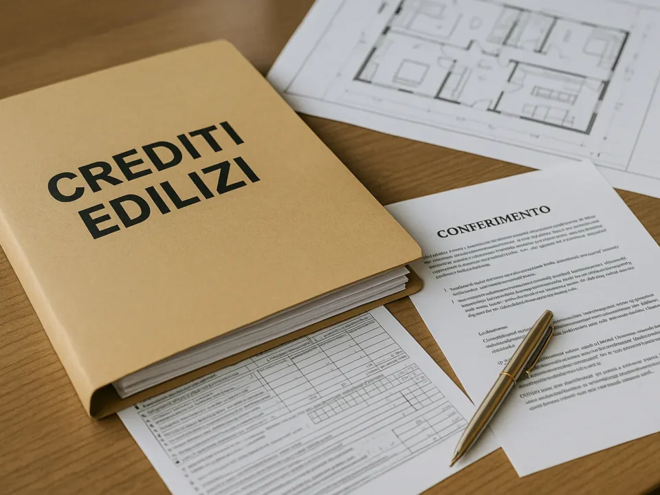 Crediti edilizi trasformazione ditta individuale in Srl studio moscatelli commercialisti